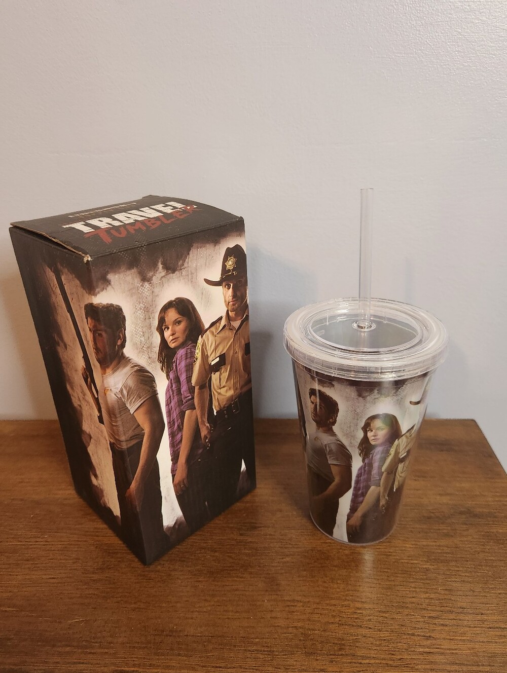 AMC The Walking Dead Supply Drop Exclusive Travel Tumbler Cup with Straw